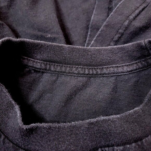 Go Ape Mens T Shirt 5XL Black Printed Crew Neck Pullover Short Sleeve Mens - Picture 4 of 4